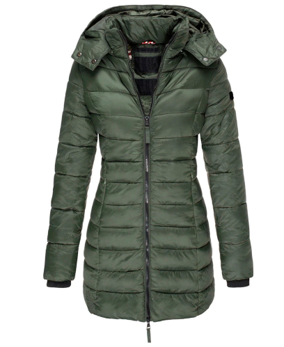 Women's Midi Lightweight Quilted Jacket (Single Piece)