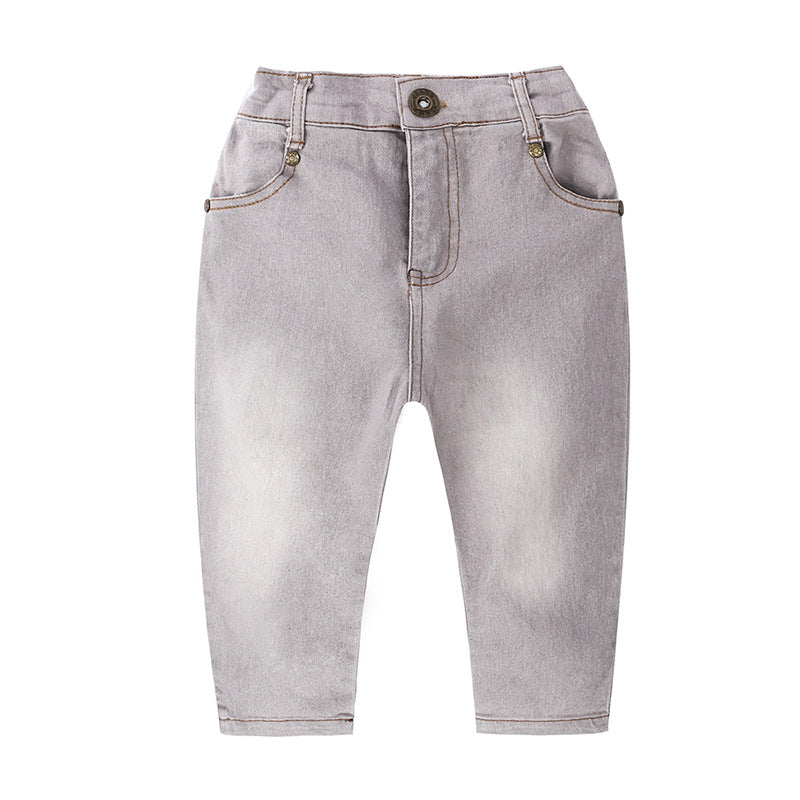 Boys' Suit Jacket with Jeans and Belt Set