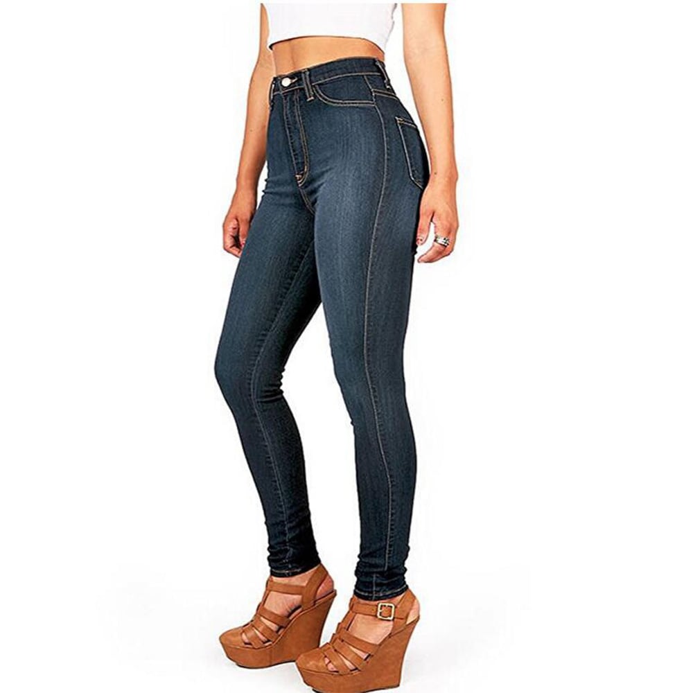 High Waist Stretch Skinny Jeans for Women